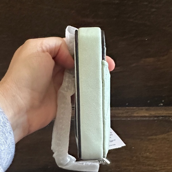 Coach Quilted Wristlet - Light Green - Picture 4 of 5